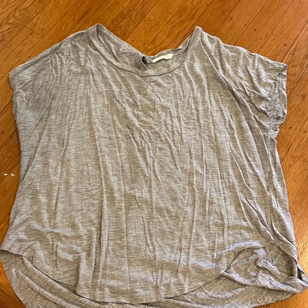 Gray Lush T shirt with open back, small